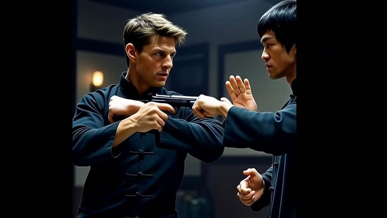 🥋 Bruce Lee vs Tom Cruise 💥 Legendary Clash of Speed, Stunts & Martial Arts Mastery 🎬⚡️