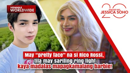 May “pretty face” na si Rico Rossi, madalas mapagkamalang barbie! | Kapuso Mo, Jessica Soho