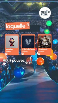Trois titres de Coldplay… mais il ne peut en rester qu’UN 🔥 Entre Paradise, Viva la vida, A Sky full of stars lequel vous gardez dans votre playlist Radio Star Sud ? 🎶✨