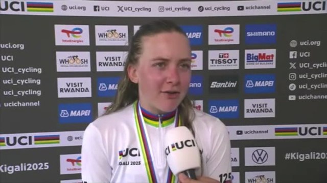 Cyclisme - Championnats du Monde UCI Kigali 2025 - Zoe Bäckstedt championne du monde U23 du chrono : Ce titre signifie beaucoup pour moi