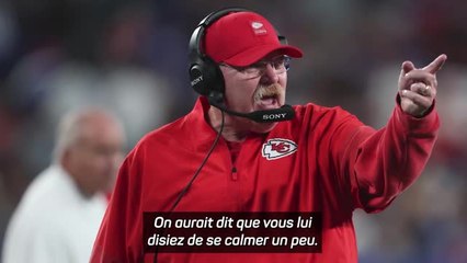 Chiefs - Reid minimise son altercation avec Kelce sur la ligne de touche