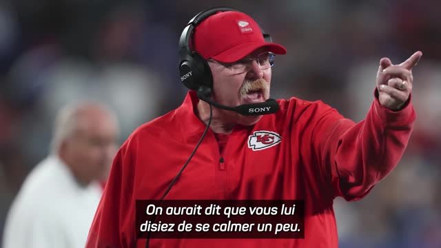 Chiefs - Reid minimise son altercation avec Kelce sur la ligne de touche