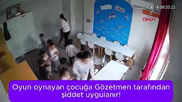 Kreşte miniklere hem akran zorbalığı hem öğretmen istismarı kamerada!