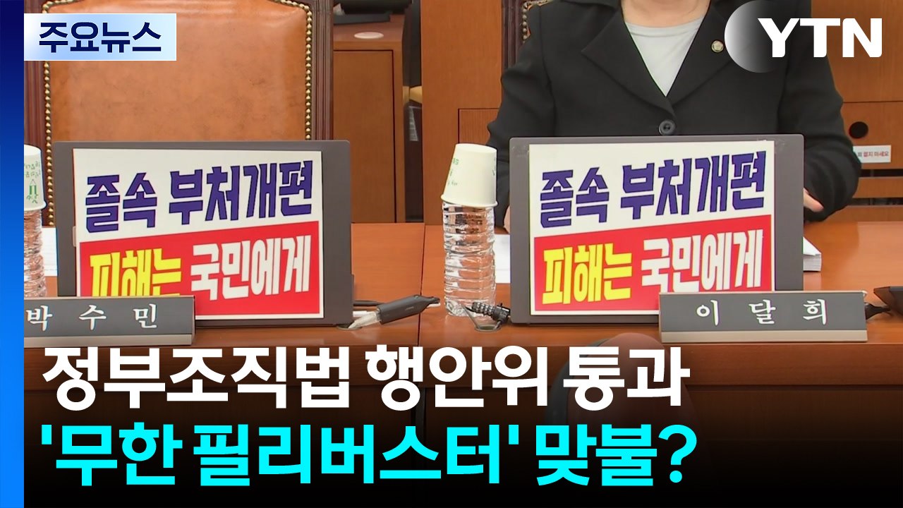 정부조직법 행안위 통과...'무한 필리버스터' 맞불? / YTN