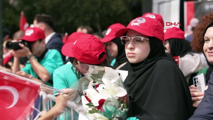 Cumhurbaşkanı Erdoğan’a, ABD’nin New York kentindeki Türkevi’nde yoğun ilgi