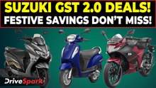 Suzuki Price Drop Shocker! Save Up To ₹18,024 on Bikes & Scooters After GST 2.0