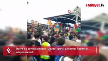 İtalya'da 'Gazze' grevi: Otobüs seferleri durduruldu, limanlar kapatıldı