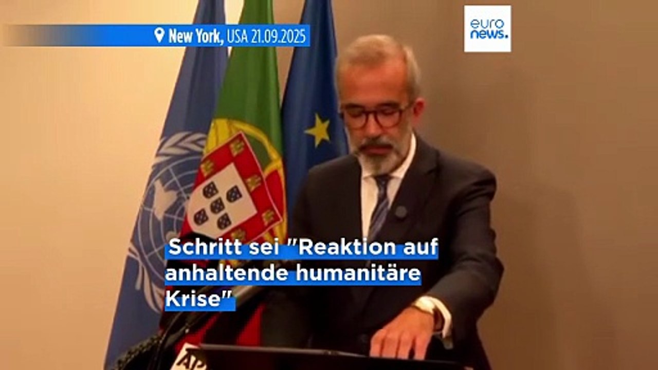'Der einzige Weg': Portugal erkennt Palästinenserstaat offiziell an