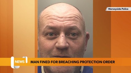 Man fined for breaching protection order