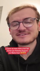Le jour où mon frère s'est fait fumer par Antoine Dupont sur Mario Kart 😳😳