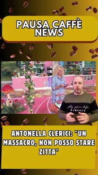 Antonella Clerici Un massacro, non posso stare zitta