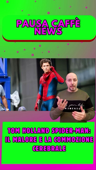 Tom Holland Spider-Man il malore e la commozione cerebrale