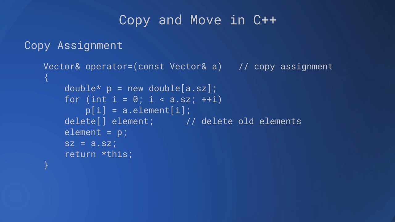 Copy and move in C++