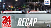 24 Oras: (Part 1) Girian sa kilos-protesta | Hagupit ng Super Typhoon Nando, atbp.