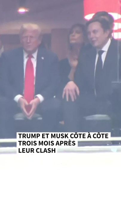 Trump et Musk côte à côte, trois mois après leur rupture politique