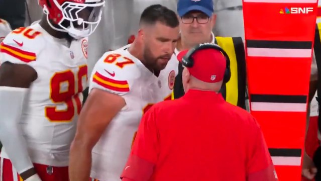 Travis Kelce gets disrepectfully put in his place by Andy Reid in front of his Chiefs teammates