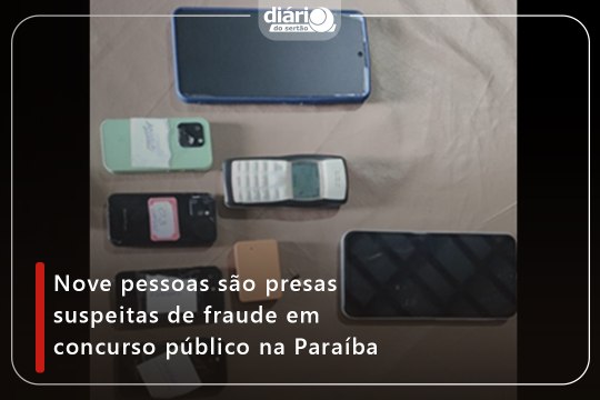 Nove pessoas são presas suspeitas de fraude em concurso público na Paraíba