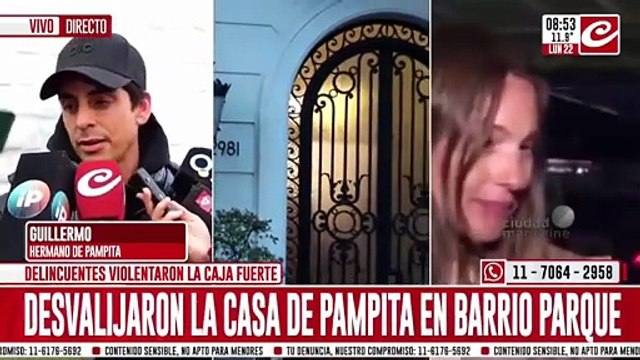 El desesperado pedido de Guillermo, el hermano de Pampita, tras el robo: Recompensa