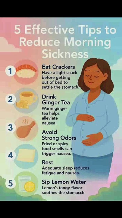 The Top 5 Ways to Fight Morning Sickness
