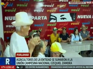 Nueva Esparta | Productores agrícolas se suman a la Unión Campesina Ezequiel Zamora