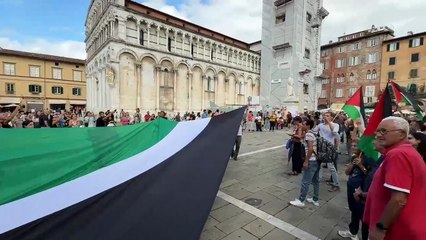 Manifestazione Pro Pal a Lucca