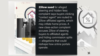 Zillow sued for alleged steering and hidden fees