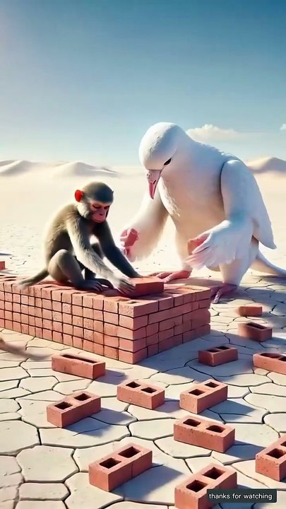 How to Pigeon and monkey 🐒 for house 🏠 videos the funny videos