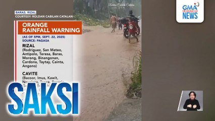Ilang bahagi ng Metro Manila, Cavite at Rizal, binaha dahil sa habagat na pinaigting ng Super Typhoon Nando | Saksi