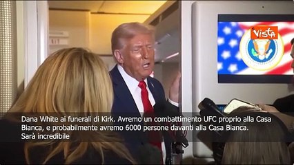 Trump: Avremo un combattimento UFC proprio alla Casa Bianca