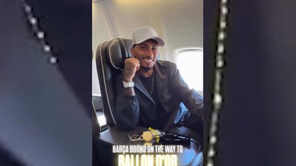 La expedición del Barcelona ya está rumbo a París para la gala del Balón de Oro