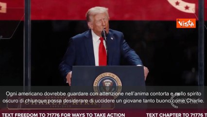 Trump: "L'assassinio di Charlie Kirk è stato un attacco alla nostra nazione"
