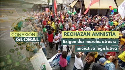 Brasileños rechazan proyecto de amnistía para golpistas