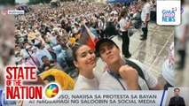 Ilang Kapuso, nakiisa sa protesta sa bayan at nagbahagi ng saloobin sa social media | SONA