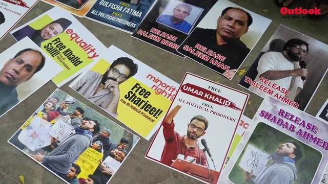 Watch | JNU Students Protest Bail Rejection of Anti-CAA Activists At Jantar Mantar