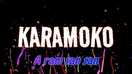 🎤 A RAM SAN SAN 🤸_♂️ SIN VOZ 🎵 Karaoke para niños _ Canciones infantiles _ KARAMOKO KARAOKE