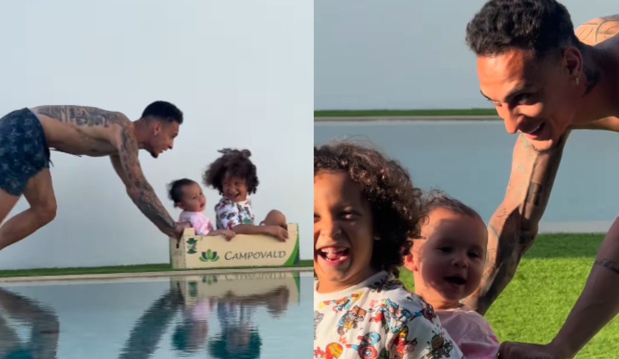 Antony recupera la sonrisa en Sevilla, con sus hijos: "Sois mi lugar feliz"