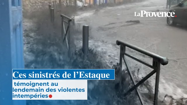 Ces sinistrés de l'Estaque témoignent au lendemain des violentes intempéries