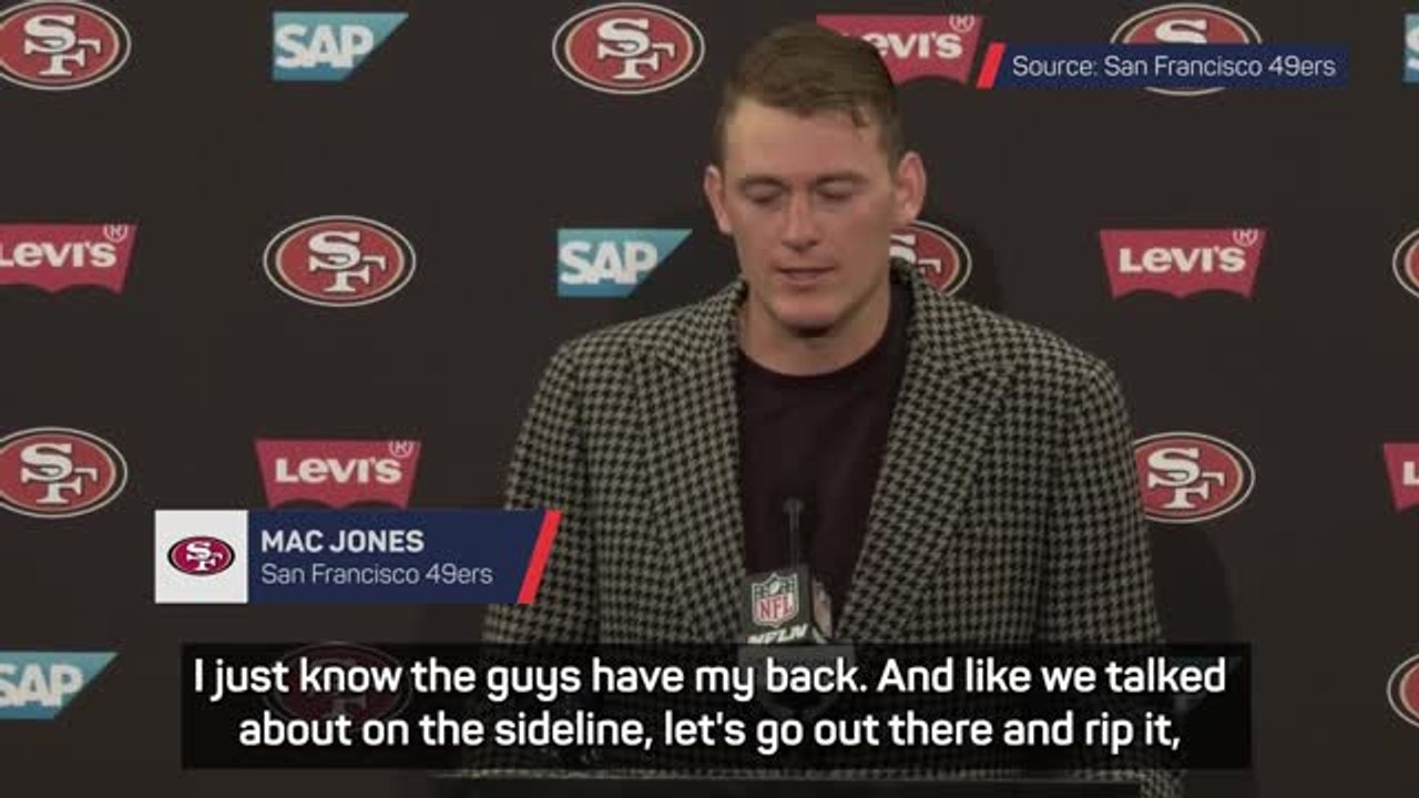 49ers' Jones laughs about his fourth quarter interception