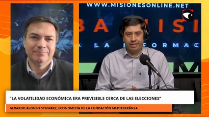 La volatilidad económica era previsible cerca de las elecciones, afirmó Gerardo Alonso Schwarz