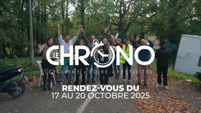 Cyclisme - Chrono des Nations 2025 - Le teaser de la 44e édition du Chrono des Nations, aux Herbiers le dimanche 19 octobre