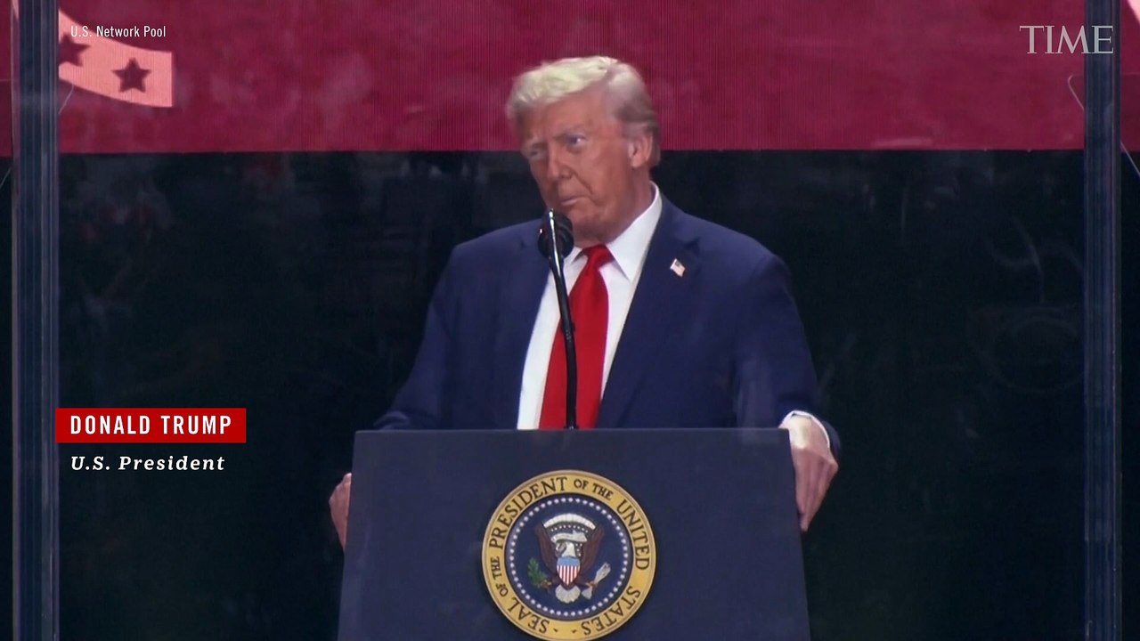 Trump Touts His ‘Hate’ for Opponents at Charlie Kirk Funeral