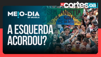 Militantes de esquerda vão às ruas contra PEC da Blindagem