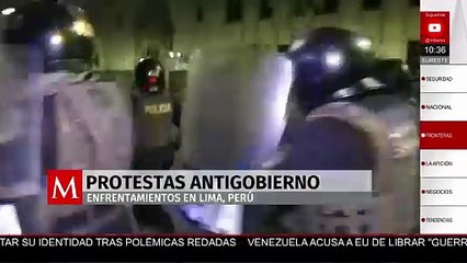 Colectivo ‘Generación Z’ realiza protestas antigobierno en Lima, Perú