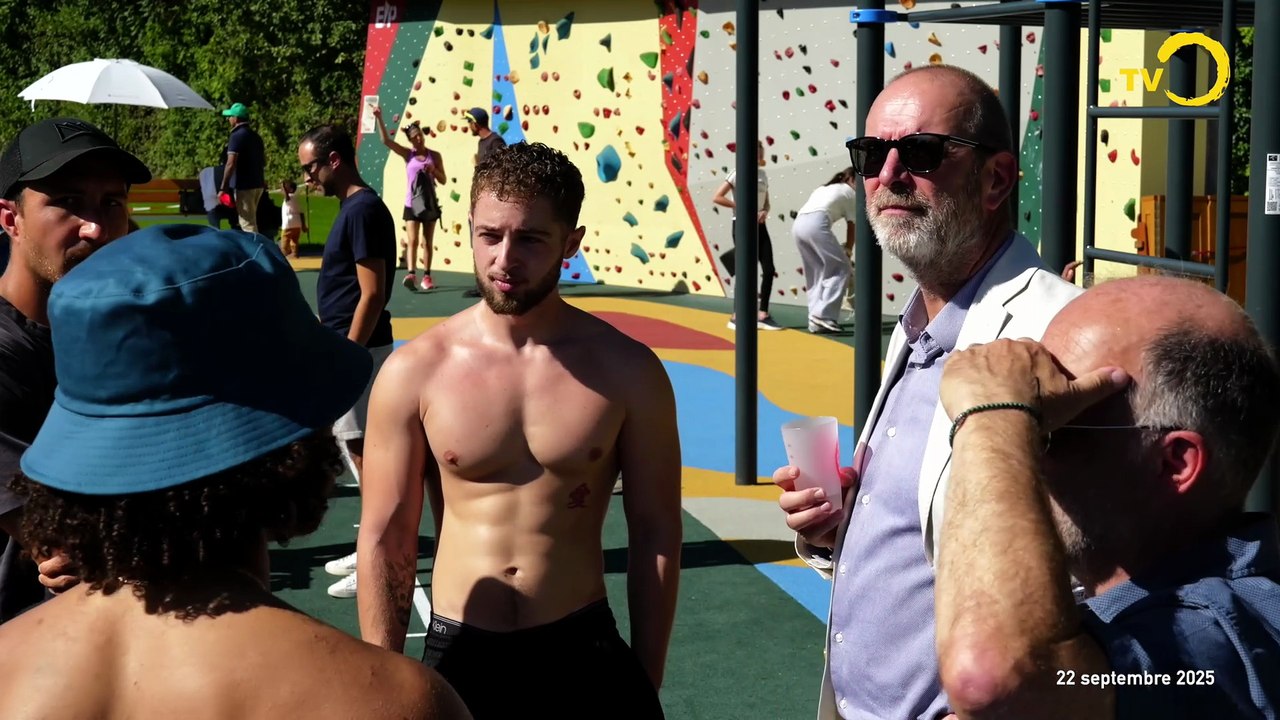 Sujet: inauguration de la zone sportive du Rhône