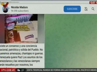 Pdte. Nicolás Maduro: Existe una conciencia nacional patriótica y sólida del pueblo