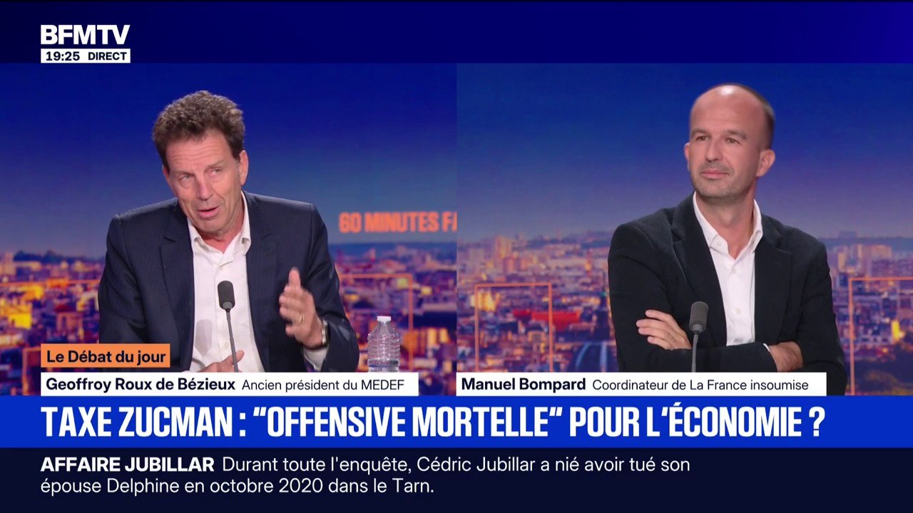 La taxe Zucman efficace pour l'économie française? Pour Geoffroy Roux de Bézieux, ancien président du Medef, "c'est non"