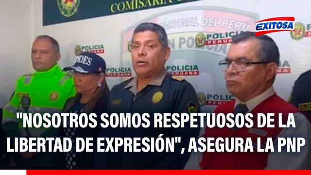Marcha de la 'Generación Z': Nosotros somos respetuosos de la libertad de expresión , asegura la PNP