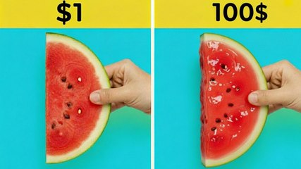 Défi de cuisine à 1 $ vs 100 $ vs 1000 $ || Astuces gourmandes et gadgets de cuisine