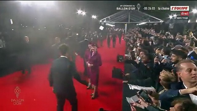 Ousmane Dembélé et la délégation parisienne sur le tapis rouge - Ballon d'Or 2025