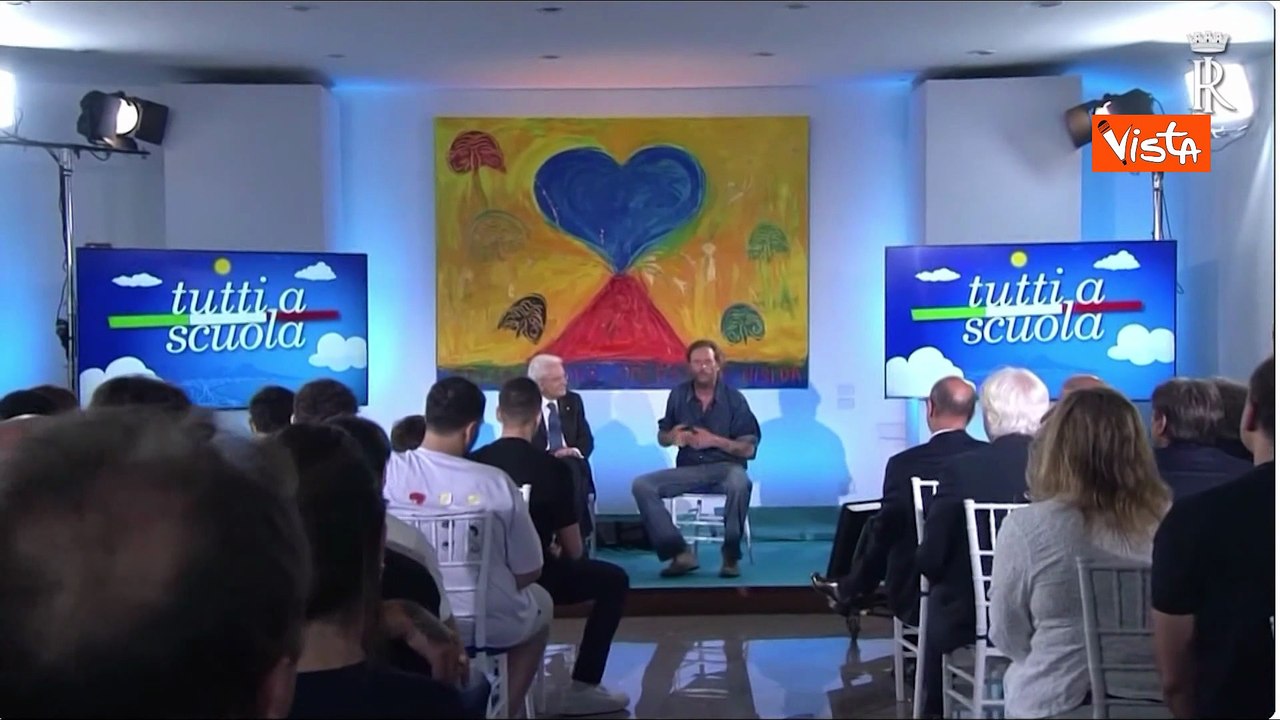 Jovanotti con Mattarella a Istituto penale per minori di Nisida: Scuola pubblica mi ha dato molto
